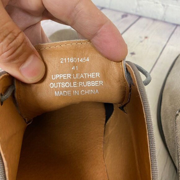 Town Shoes Men Dress Shoes Size 8 Bunting JP6561 Chime Gray - Picture 8 of 10